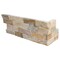 Msi Golden White Splitface Ledger Corner 6 In. X 18 In. Natural Quartzite Wall Tile, 4PK ZOR-PNL-0058 - alternate 4